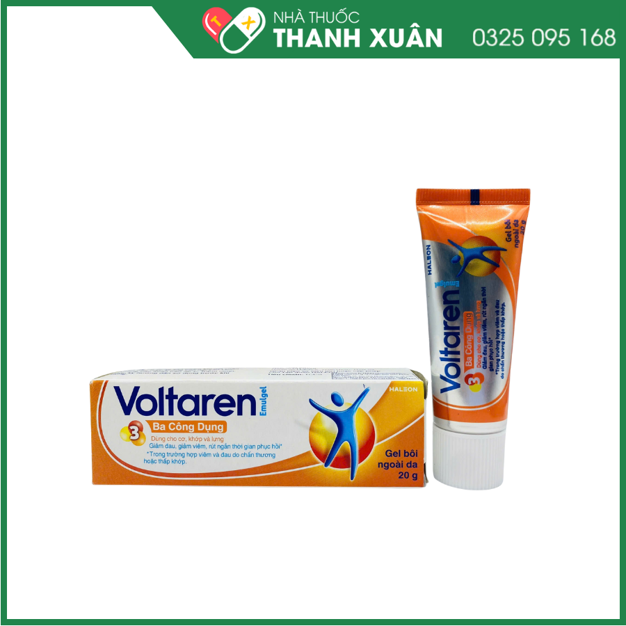Gel bôi Voltaren Emulgel T điều trị giảm đau do chấn thương, viêm khớp, viêm gân